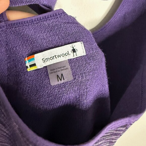 Smartwool Women's Medium Purple Merino Willow Sleeveless Dress Athleisure Casual - Picture 6 of 8